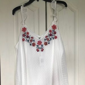 Embroidered Swing Camisole